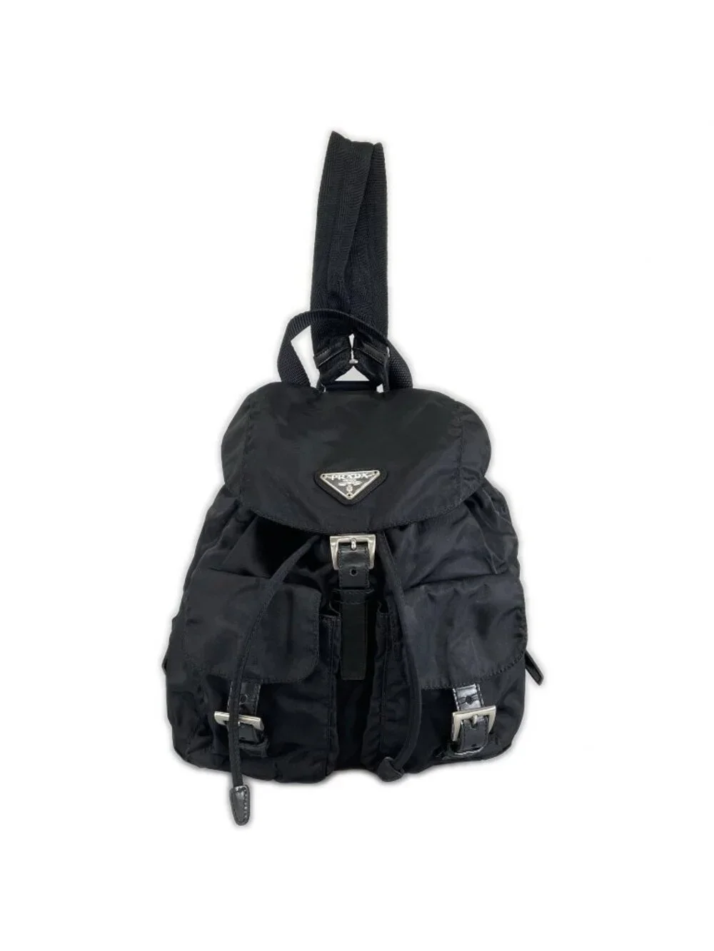 Prada Nylon Mini Backpack Black